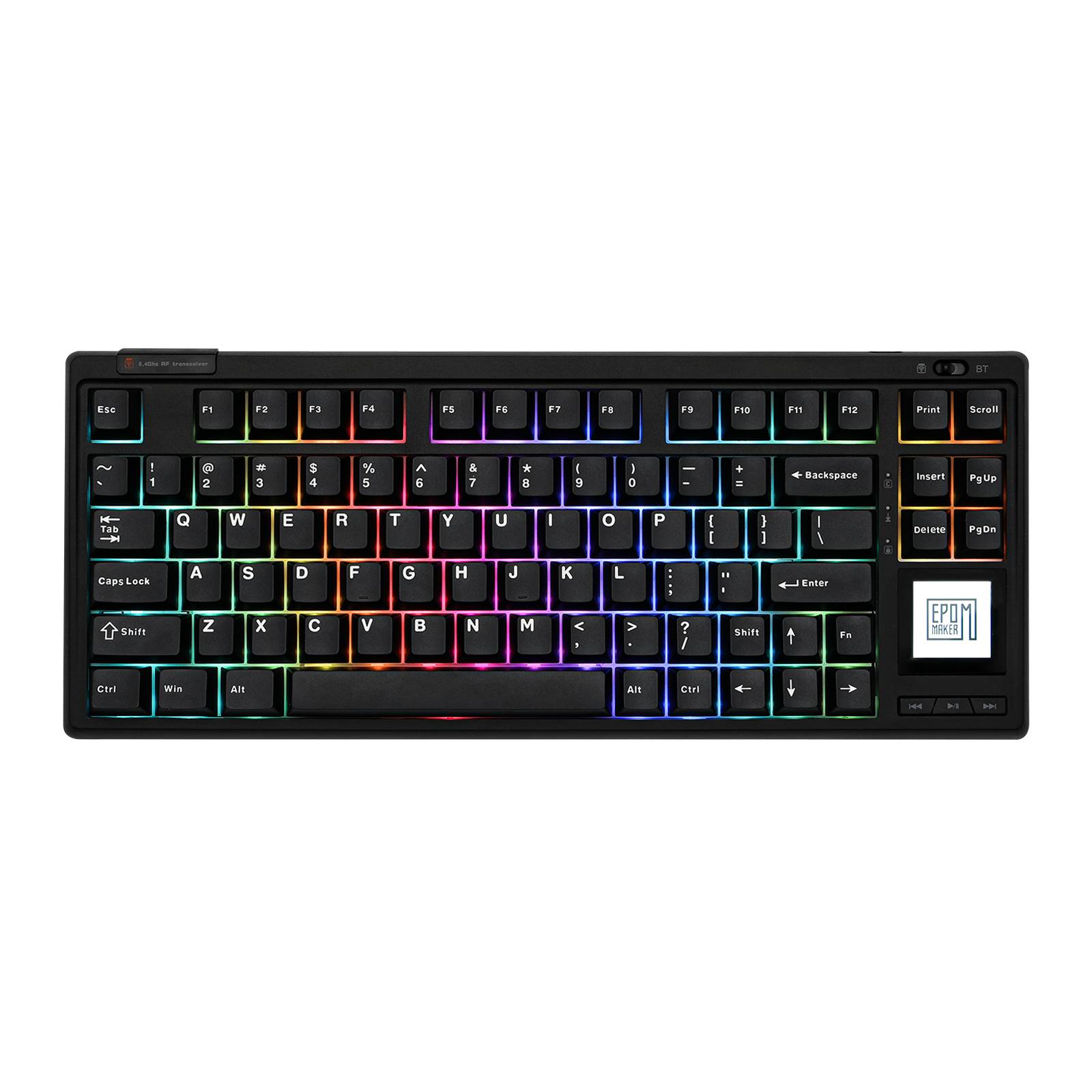 EPOMAKER RT80 タッチスクリーン付きメカニカルゲーミングキーボード Amazon | 【新登場】EPOMAKER RT80ワイヤレスゲーミング